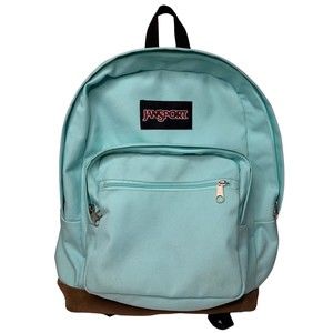 JanSport Right Pack Backpack Mint Blue Travel School Bag JS00TYP7